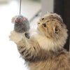 Chat qui joue avec un jouet souris suspendu – Jouet Souris Pour Chat.