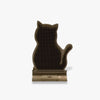 Brosse murale pour chat de couleur rose, design mignon et ergonomique.