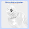 Gamelle pour chat surélevée avec réservoir automatique – système anti-débordement illustré