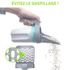 Pelle à Litière pour Chat avec système anti-gaspillage pour filtrer et collecter proprement les déchets.
