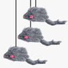 Lot de trois jouets souris suspendus – Jouet Souris Pour Chat x3