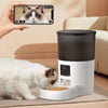 Distributeur de Croquettes pour Chat avec suivi vidéo HD sur smartphone en temps réel.