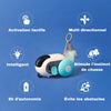 Jouet Souris pour chat affichant ses fonctionnalités : autonomie, détection tactile, stimulation de chasse.