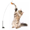 Chat attrapant un oiseau en peluche au bout d’une canne – Jouet pour Chat Canne Oiseau type chasse.